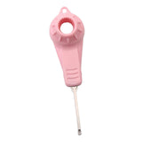 Maxbell 3 in 1 Water Bottles Fruit Juice Pack Opener Yogurt Cover Opener Multifunction Pink