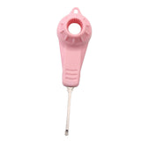 Maxbell 3 in 1 Water Bottles Fruit Juice Pack Opener Yogurt Cover Opener Multifunction Pink