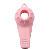 Maxbell 3 in 1 Water Bottles Fruit Juice Pack Opener Yogurt Cover Opener Multifunction Pink