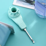 Maxbell 3 in 1 Water Bottles Fruit Juice Pack Opener Yogurt Cover Opener Multifunction Green