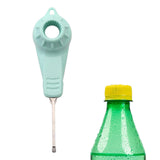 Maxbell 3 in 1 Water Bottles Fruit Juice Pack Opener Yogurt Cover Opener Multifunction Green