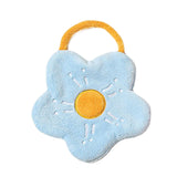 Maxbell Hand Towel with Hanging Quick Drying Absorbent for Bedroom Washable Reusable Blue