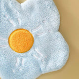 Maxbell Hand Towel with Hanging Quick Drying Absorbent for Bedroom Washable Reusable Blue