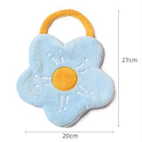 Maxbell Hand Towel with Hanging Quick Drying Absorbent for Bedroom Washable Reusable Blue