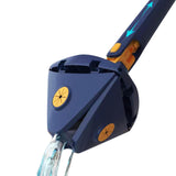 Maxbell Triangle Swabber Microfiber Swabber Home Hardwood Floor Swabber for Ceiling Blue