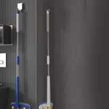 Maxbell Triangle Swabber Microfiber Swabber Home Hardwood Floor Swabber for Ceiling Blue