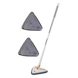 Maxbell Triangle Swabber Microfiber Swabber Home Hardwood Floor Swabber for Ceiling White