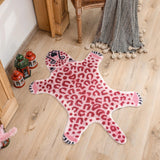 Maxbell Leopard Print Rug Soft Anti Slip for Living Room Floor Playroom Bedroom