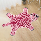Maxbell Leopard Print Rug Soft Anti Slip for Living Room Floor Playroom Bedroom
