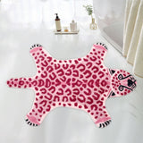 Maxbell Leopard Print Rug Soft Anti Slip for Living Room Floor Playroom Bedroom