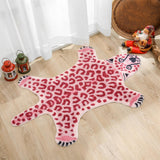 Maxbell Leopard Print Rug Soft Anti Slip for Living Room Floor Playroom Bedroom