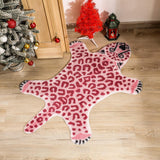 Maxbell Leopard Print Rug Soft Anti Slip for Living Room Floor Playroom Bedroom