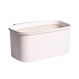 Maxbell Small Collapsible Garbage Can Hanging Trash Can Bedroom Cabinet Door Apricot