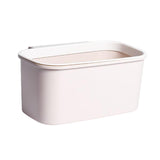 Maxbell Small Collapsible Garbage Can Hanging Trash Can Bedroom Cabinet Door Apricot