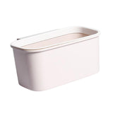 Maxbell Small Collapsible Garbage Can Hanging Trash Can Bedroom Cabinet Door Apricot