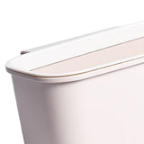 Maxbell Small Collapsible Garbage Can Hanging Trash Can Bedroom Cabinet Door Apricot
