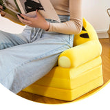 Maxbell Foldable Sofa Chair Cover Washable for Living Room Decoration Yellow