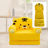 Maxbell Foldable Sofa Chair Cover Washable for Living Room Decoration Yellow