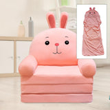 Maxbell Foldable Sofa Chair Cover Washable for Living Room Decoration Pink