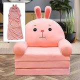 Maxbell Foldable Sofa Chair Cover Washable for Living Room Decoration Pink