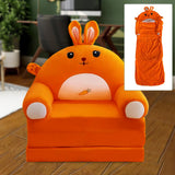 Maxbell Foldable Sofa Chair Cover Washable for Living Room Decoration Orange