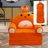 Maxbell Foldable Sofa Chair Cover Washable for Living Room Decoration Orange