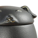 Maxbell Tea Canister with Lid tea Containers Countertop Black