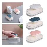 Maxbell Multi Function Handle Cleaning Brush Scrubber Sponge Brush for Cooker Hoods Gray
