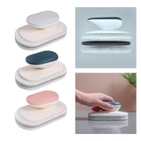 Maxbell Multi Function Handle Cleaning Brush Scrubber Sponge Brush for Cooker Hoods Gray