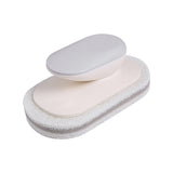 Maxbell Multi Function Handle Cleaning Brush Scrubber Sponge Brush for Cooker Hoods Gray