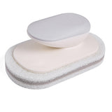 Maxbell Multi Function Handle Cleaning Brush Scrubber Sponge Brush for Cooker Hoods Pink