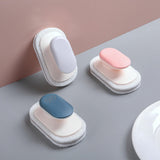 Maxbell Multi Function Handle Cleaning Brush Scrubber Sponge Brush for Cooker Hoods Pink