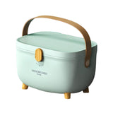 Maxbell First Aid Storage Box Container Bin Case Multipurpose Dustproof with Handle green