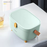 Maxbell First Aid Storage Box Container Bin Case Multipurpose Dustproof with Handle green