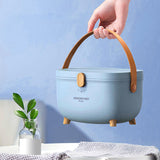 Maxbell First Aid Storage Box Container Bin Case Multipurpose Dustproof with Handle blue