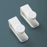 Maxbell 2Pcs Heavy Duty Door Hooks Over Door Towel Holder for Closet Kitchen Cabinet