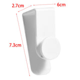 Maxbell 2Pcs Heavy Duty Door Hooks Over Door Towel Holder for Closet Kitchen Cabinet