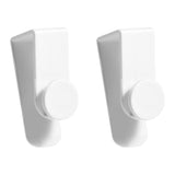 Maxbell 2Pcs Heavy Duty Door Hooks Over Door Towel Holder for Closet Kitchen Cabinet