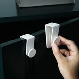 Maxbell 2Pcs Heavy Duty Door Hooks Over Door Towel Holder for Closet Kitchen Cabinet