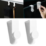 Maxbell 2Pcs Heavy Duty Door Hooks Over Door Towel Holder for Closet Kitchen Cabinet