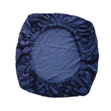 Maxbell Seat Cover Washable Durable Elastic Stretch for Home Office Accessories Grey with blue
