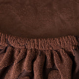Maxbell Seat Cover Washable Durable Elastic Stretch for Home Office Accessories Brown