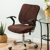 Maxbell Seat Cover Washable Durable Elastic Stretch for Home Office Accessories Brown