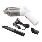 Maxbell Car Vacuum Cleaner Rechargeable High Power Lightweight for Car Office Home White