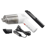 Maxbell Car Vacuum Cleaner Rechargeable High Power Lightweight for Car Office Home White