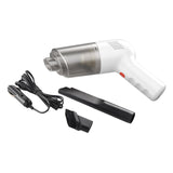 Maxbell Car Vacuum Cleaner Rechargeable High Power Lightweight for Car Office Home White