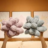 Maxbell Succulents Pillow Sleeping Pillow Plant Pillows for Room Decor Gray