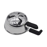 Maxbell Bowl Durable Fast Cleaning Heat Management Device Windproof for Cleaner Argent
