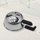Maxbell Bowl Durable Fast Cleaning Heat Management Device Windproof for Cleaner Argent