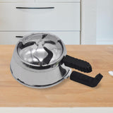 Maxbell Bowl Durable Fast Cleaning Heat Management Device Windproof for Cleaner Argent